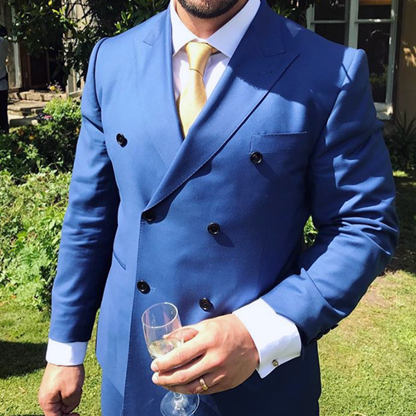 petrol blue blazer