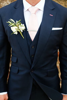 Picture of Dark Navy Three-piece suit