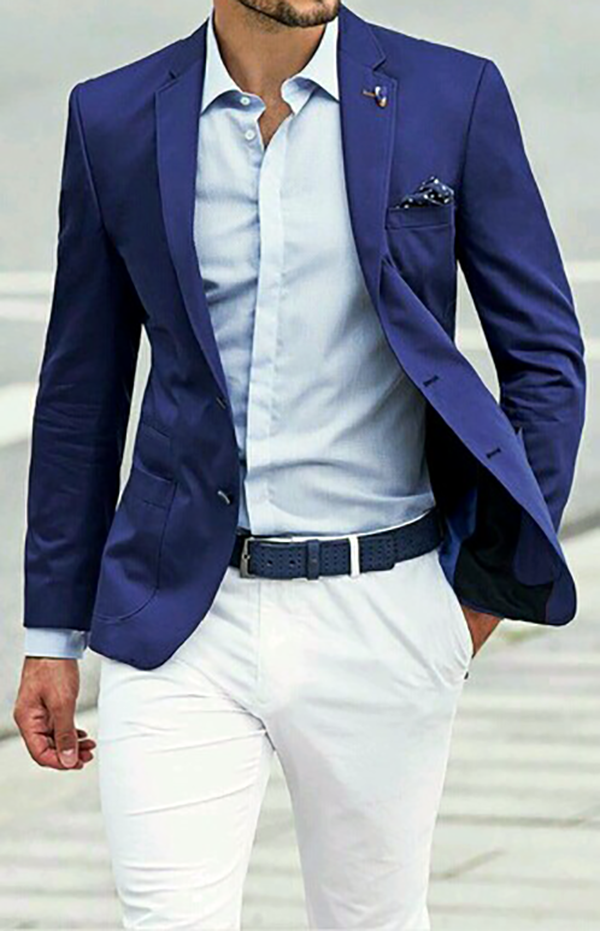 Blue Jacket and White Trousers | Order