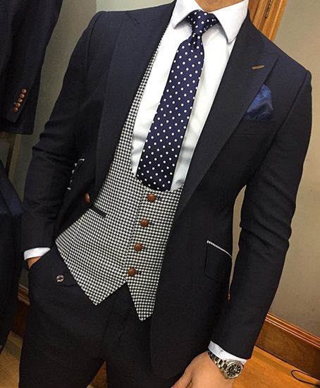 Limehaus  Plain Navy Panama Slim Fit Waistcoat  Suit Direct