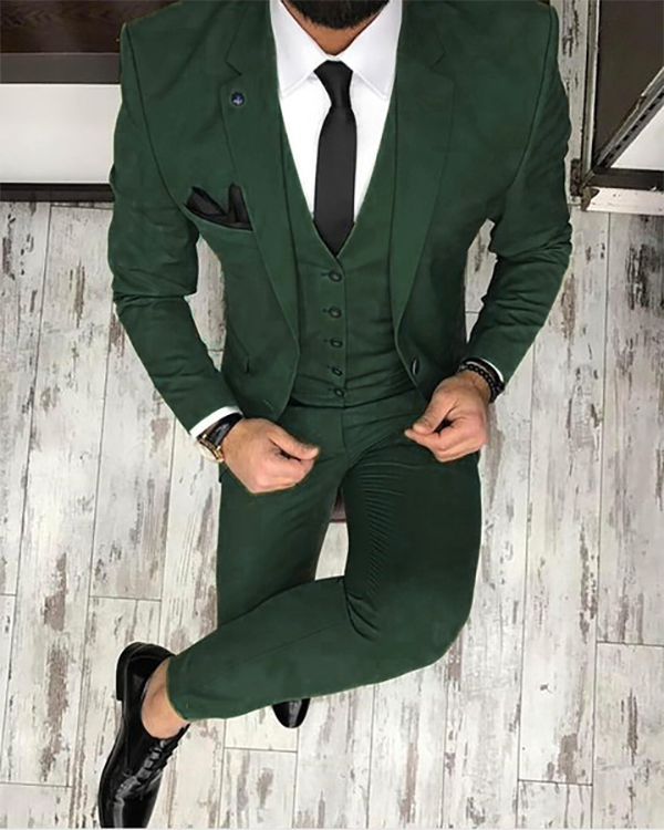 Green Three Piece Suit