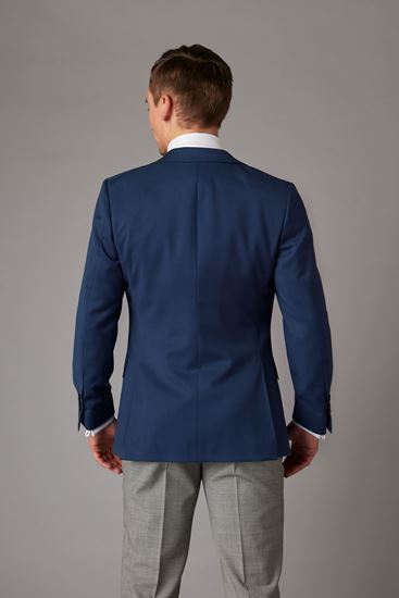 Picture of Dogtooth Suit with Navy Jacket