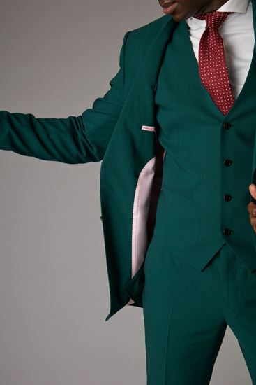 Picture of Green Three Piece Suit