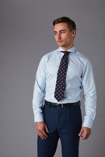 Blue Shirt | Made to Measure From £49, Free Delivery | THE DROP