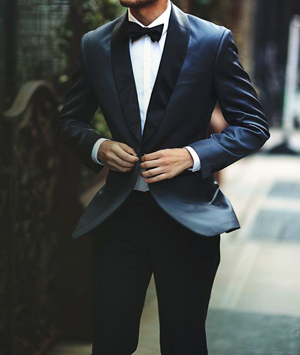 Picture of Blue two-piece tuxedo