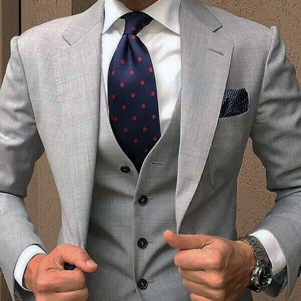 Picture of Light Grey Three Piece Suit