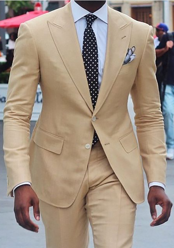Picture of Beige two-piece suit